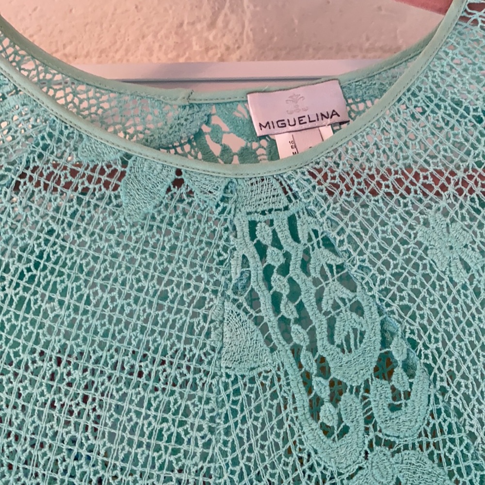 Miguelina Seafoam Green Coverup - Picture 6 of 9